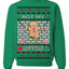 Not My Gumdrop Buttons Funny Classic Movie Quote Ugly Christmas Sweater Crewneck Sweatshirt
