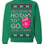You Can Take Me Hot to Go, Hot Cocoa Viral Song Pop Music Ugly Christmas Sweater Crewneck Sweatshirt