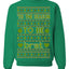 Tis the Season to Be Brat Music Rave Concert Merch Ugly Christmas Sweater Crewneck Sweatshirt
