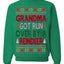 Grandma Got Ran Over by a Reindeer Classic Xmas Song Ugly Christmas Sweater Crewneck Sweatshirt