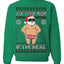 Ask Your Mom If I'm Real Funny Censored Santa Claus Ugly Christmas Sweater Crewneck Sweatshirt