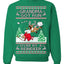 Grandma Got Run Over by a Reindeer Funny Song Movie Ugly Christmas Sweater Crewneck Sweatshirt