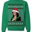 Kamala La La Funny Santa Hat Classic Xmas Song Carol Ugly Christmas Sweater Crewneck Sweatshirt
