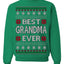 Best Grandma Ever Classic Winter Holidays Ugly Christmas Sweater Crewneck Sweatshirt