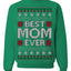 Best Mom Ever Classic Winter Holidays Ugly Christmas Sweater Crewneck Sweatshirt