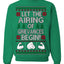 Let The Airing Of Grievances Begin Funny Tv Sitcom Festivus Ugly Christmas Sweater Crewneck Sweatshirt