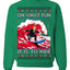 Oh What Fun It Is To Ride Donald Trump Red Wave Landslide Ugly Christmas Sweater Crewneck Sweatshirt