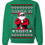 Santa Is Him Funny Gen Z Viral Meme Shades Slang Ugly Christmas Sweater Crewneck Sweatshirt