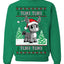 Tuki Tuki Tuki Funny Spanish Music Lyrics Ugly Christmas Sweater Crewneck Sweatshirt
