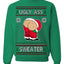 Ugly Ass Sweater Funny Santa Claus Butt Xmas Ugly Christmas Sweater Crewneck Sweatshirt
