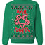 Hail Santa Funny Satanic Candy Devil Heavy Metal Satan Ugly Christmas Sweater Crewneck Sweatshirt