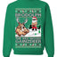 Brodolph Santa Working Out Gym the Red Nosed Gainzdeer Ugly Christmas Sweater Unisex Crewneck Graphic Sweatshirt