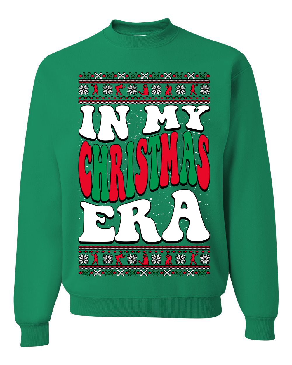 In My Christmas Era Ugly Christmas Sweater Unisex Crewneck Sweatshirt