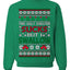 This Ugly Sweater Sucks But I Swallow Ugly Christmas Sweater Unisex Crewneck Sweatshirt