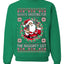 Always Shooting For The Naughty List Ugly Christmas Sweater Unisex Crewneck Sweatshirt