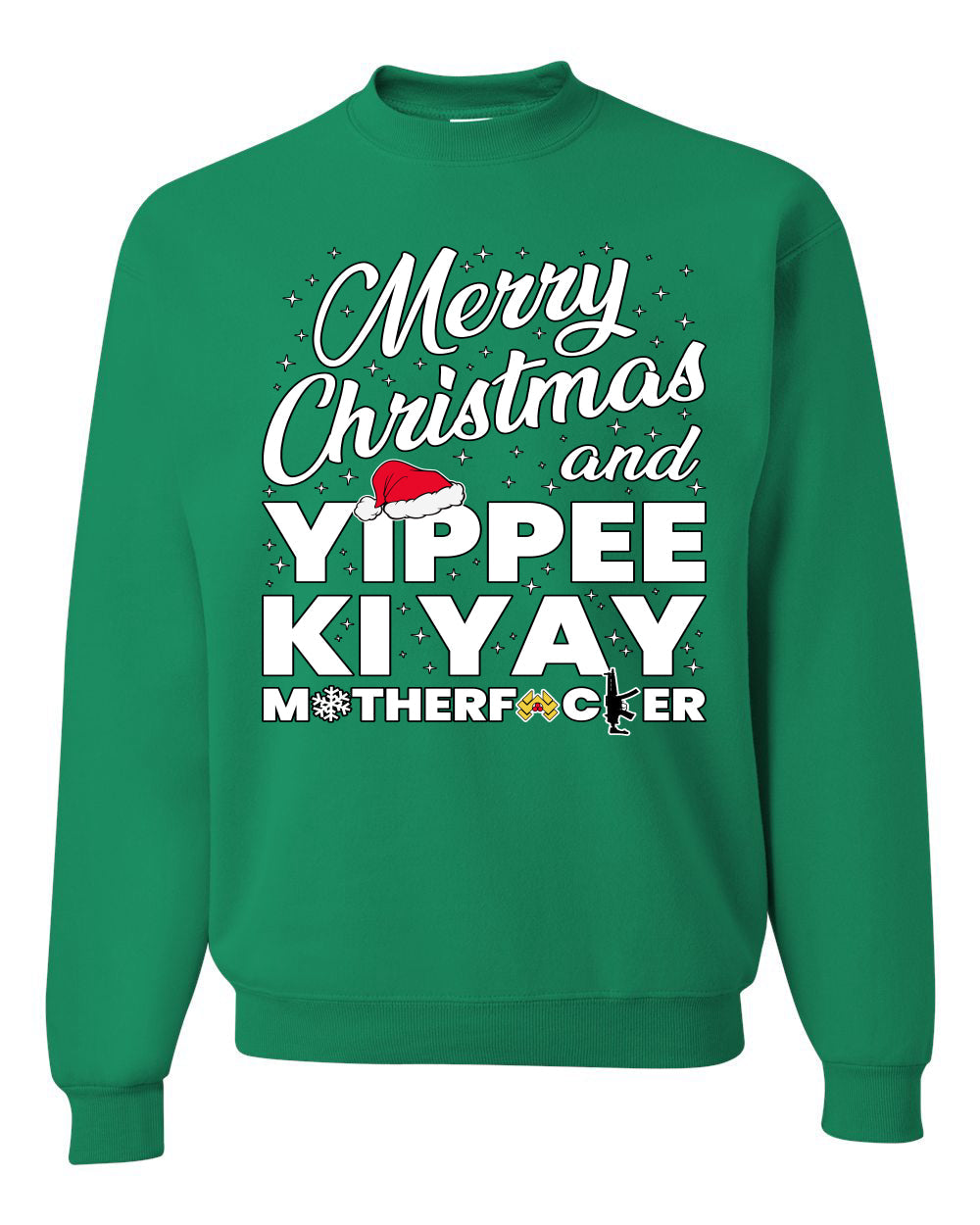 Merry Christmas and Yippee Ki Yay MOFO Christmas Unisex Crewneck Sweatshirt