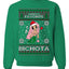 Christmas Karol G Santa's Favorite Bichota Ugly Christmas Sweater Unisex Crewneck Sweatshirt