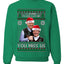Beginning To Look Like You Miss Us Trump Carlson 24 Ugly Christmas Sweater Unisex Crewneck Sweatshirt