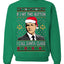 Harvey Hit This Button I Call Santa Specter TV Show Parody Ugly Christmas Sweater Unisex Crewneck Sweatshirt