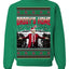Daddy's Home Red Suit, I'll Be Home For Christmas | Funny Santa Clause President Donald Trump Xmas Sweaters Crewneck Sweatshirt