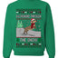 Dachshund Through The Snow, Cute Dog Christmas Sweater, Ugly Christmas Unisex Sweater, Crewneck Sweatshirts