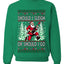 Should I Sleigh Or Should I Go, 80s Rock n' Roll Song, Electric Guitar, Ugly Christmas Unisex Sweater, Crewneck Sweatshirts