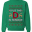 I Put The D In Reindeer, Unisex Ugly Christmas Sweater, Crewneck Sweatshirts
