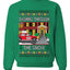 Dashing Through The Snow Classic 90s Holiday Movie, Unisex Ugly Christmas Sweater Crewneck Sweatshirts