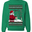 Santa Drone Show Reindeer, Unisex Ugly Christmas Sweater Crewneck Sweatshirts