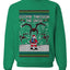 Goopin' Through The Snow Gamer Santa, Unisex Ugly Christmas Sweater Crewneck Sweatshirts