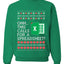 Ohh This Calls For A Spreadsheet Office, Unisex Ugly Christmas Sweater Crewneck Sweatshirts