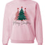 Merry Christmas Tree, Cute Holiday Design, Unisex Christmas Sweater, Crewneck Sweatshirts