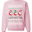 Holiday Spirits Drink Drank Drunk Snowmen Ugly Christmas Sweater Unisex Crewneck Sweatshirt