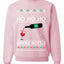 Ho Ho Ho Whole Bottle Wine Spirits Ugly Christmas Sweater Unisex Crewneck Sweatshirt