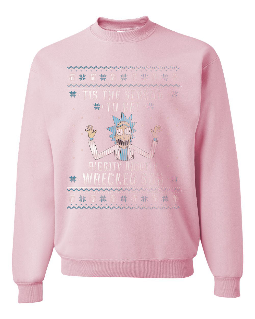 Mistle Joe Shut Up And Kiss Me Man Biden Ugly Christmas Sweater Unisex Crewneck Sweatshirt