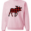 Plaid Buck  Unisex Crewneck Sweatshirt