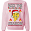Rizz the Season Viral Internet Fire Emoji Face Meme Ugly Christmas Sweater Crewneck Sweatshirt