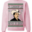 Ya Llegaron Las Nieves De Enero Chalino January Snow Ugly Christmas Sweater Crewneck Sweatshirt