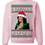 Kamala La La Funny Santa Hat Classic Xmas Song Carol Ugly Christmas Sweater Crewneck Sweatshirt