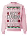 Best Grandma Ever Classic Winter Holidays Ugly Christmas Sweater Crewneck Sweatshirt