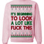 It's Beginning to Look a Lot Like Fuck This Funny Ugly Christmas Sweater Crewneck Sweatshirt