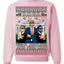 Doge F Around and Find Out Donald Trump Elon Vivek MAGA Ugly Christmas Sweater Crewneck Sweatshirt
