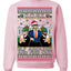 Doge Elf Around and Find Out Trump Elon Vivek MAGA Ugly Christmas Sweater Crewneck Sweatshirt