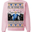 I'll Be Home for Hanukkah, Funny President Donald Trump JD Vance Winter Holiday Chanukah Hannukkah Channukah Ugly Christmas Sweater Crewneck Sweatshirt