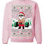 No Lift No Gift Fitness Workout Santa Ugly Christmas Sweater Unisex Crewneck Sweatshirt