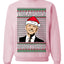 Treason's Greetings Biden President Humor Ugly Christmas Sweater Unisex Crewneck Sweatshirt