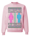 All I Want For Christmas Is For There To Be Two Genders Ugly Christmas Sweater Unisex Crewneck Sweatshirt