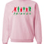 Iconic Holiday Movie Characters Friends Parody Red Green Ugly Christmas Sweater Unisex Crewneck Sweatshirt