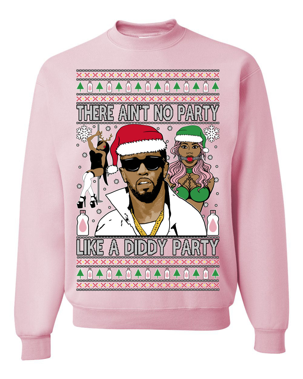 There Ain't No Party Like a Diddy Party Viral Music Meme Ugly Christmas Sweater