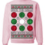 Deck the Halls with Bocce Balls, Funny Classic Italy Italian Sports Ugly Christmas Sweater Crewneck Sweatshirts